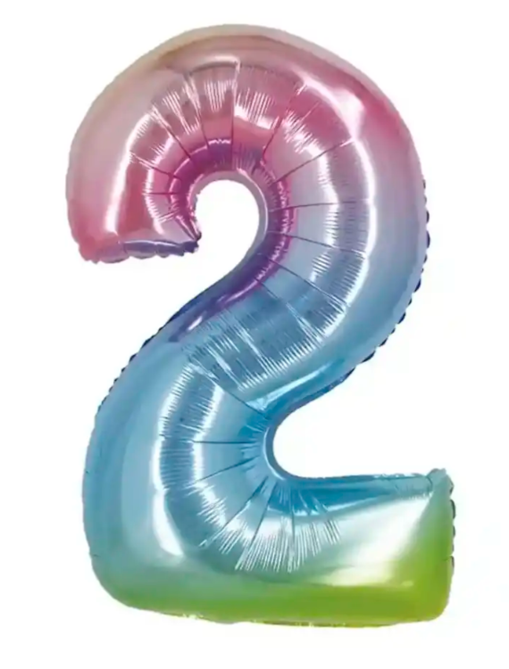 Folyo Balon Renkli 2 40 İnç 100 Cm